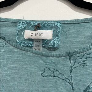 Large Cupio Blue embroidered Blouse